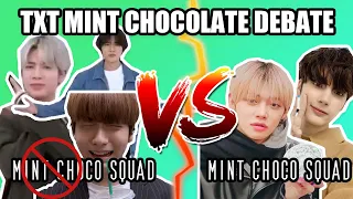 TXT Mint Chocolate Debate: to eat toothpaste or not to eat