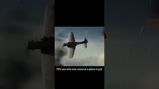 POV you shot at a plane in warthunder