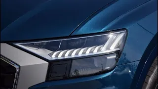 Анимация фар и задних фонарей в стиле RS на Audi Q8