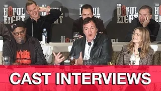 THE HATEFUL EIGHT Cast Interviews - Quentin Tarantino, Channing Tatum, Samuel L. Jackson