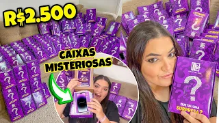 ABRINDO R$2500 REAIS DE CAIXAS MISTERIOSAS !!