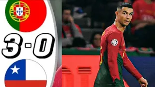 Portugal vs Chile 3-0 all Goals & highlights 2024 🙆‍♂️⚽