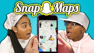 TEENS REACT TO SNAP MAPS (Snapchat Maps Memes)