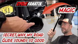 WHATS THE SECRET ? ROAD GLIDE Harley Davidson AMAZING EXHAUST SOUND #cyclefanatix #harleydavidson