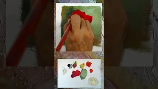 Parte 3 - Como pintar uma rosa-vermelha