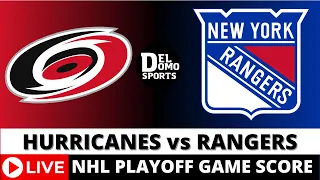 NEW YORK RANGERS VS CAROLINA HURRICANES LIVE 🏒 NHL Game Score MAY 16, 2024 - East 2nd Round - Game 6