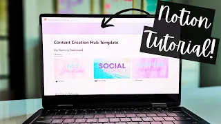 PLAN YOUR SOCIAL MEDIA CONTENT ✨detailed notion tutorial and template