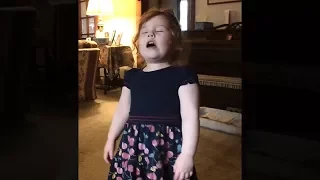 kid has the loudest sneeze you will ever hear...