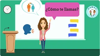 Spanish conversations/¿Cómo te llamas?  Nos presentamos (GaMar Talk) Spanish for kids