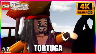 PART 2 | Tortuga | Lego Pirates Of The Caribbean Walkthrough [PC 4K No Commentary]