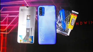 วิธีแกะฝาหลังมือถือ เปลี่ยนจอ โทรศัพท์มือถือ Xiaomi Redmi 9T / KaILin หน้าจอ LCD Redmi 9T redmi9t