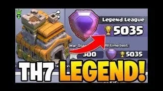 Amazing TH7 Road to Legend League Attacks!