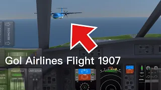 Gol Airlines Flight 1907 recreated in Turboprop Flight Simulator