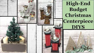 🌲HIGH END BUDGET DOLLAR TREE CHRISTMAS CENTERPIECE & DIY IDEAS | Wood DIYS | Dollar Tree DIY🌲