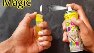 Snow Spray Vs Lighter Experiment |EXPERT MEN|