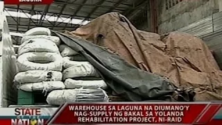 SONA: Halagang P42-M na substandard na bakal sa warehouse sa Laguna, kinumpiska