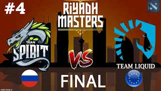 ВОЛШЕБНИКИ ДОТЫ! | Spirit vs Liquid #4 (BO5) Riyadh Masters 2023 | FINAL