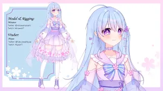 【Live2D Vtuber】 Model Showcase - Sakurawa Niyaa