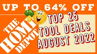 Home Depot Special August Tool Deals - Save up to 64% on Select Items During Ryobi Days