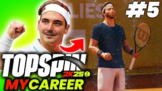 Let’s Play Top Spin 2K25 Career Mode | MyCareer #5 | BIGGEST CHALLENGE YET! | First Impressions