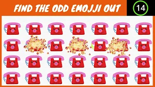 How Good Are Your Eyes ?#13 | Find The Odd Emoji Out | Find The Challenge | Spot The Difference