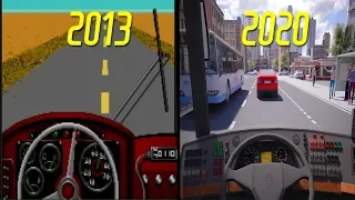 Evolution Of Bus Simulator Android & Ios Games 2013 - 2020