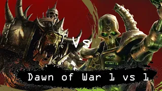 Dawn of War Soulstorm: 1 vs 1 Orks (Vrax) vs Necrons (Demilich)