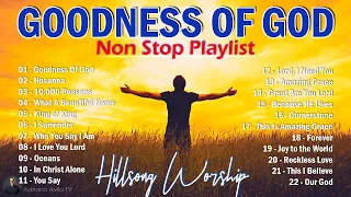 Goodness Of God = Hillsong Worship Christian Worship Songs 2024✝️Best Praise And Worship (#lyrics )