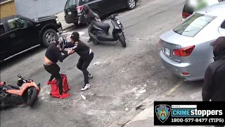 Caught On Video: Bronx Moped Robbery Suspects