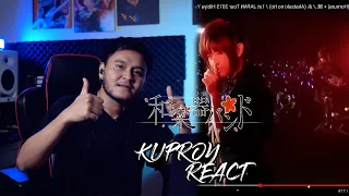 Wagakki Band - 焔 (Homura) + 暁ノ糸 (Akatsuki no Ito) / 1st JAPAN Tour 2015 | React 76