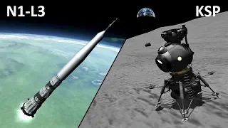 What if KSP - N1-L3 Soviet Moon Rocket - Making History Up
