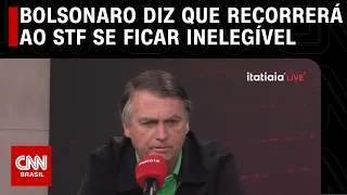 Bolsonaro diz que recorrerá ao STF se ficar inelegível | CNN NOVO DIA