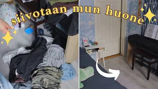 siivotaan super sotkuinen huone!