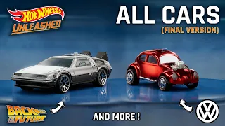 Hot Wheels Unleashed - Showcase of All Cars (Final version).