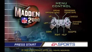 [Ps1] Introduction du jeu "Madden NFL 2000" de l'editeur EA Sports (1999)