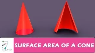 Surface Area of a cone