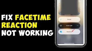 How To Fix Facetime Reactions iOS 17 Not Working