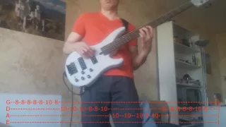 Moving Units - Between Us And Them (bass cover w tabs)