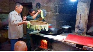 5 Hour to Make the Most Spicy Chinese Noodles | Traditional Rural Life