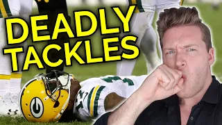 Swedish Soccer Fan Reaction to NFL Biggest Knockout Hits Ever (Brutal Hits)