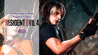 RESIDENT EVIL 4 REMAKE (Professional S-Rank & Frugalist Trophy) Walkthrough No Commentary (PS5)