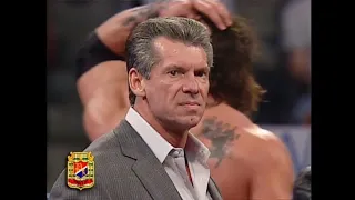 Mr. McMahon confronts Mr. America on "Piper's Pit!" 05/01/2003