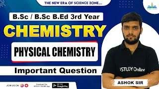 Physical Chemistry | Important Questions | Complete Revision  | B.Sc Final Year | iSTUDY Online