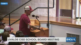 At school board meeing, parents demand Uvalde CISD Police Chief Pete Arredondo to be fired