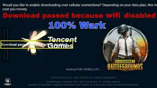 How to download obb file in PUBG & PUBG lite | download paused because wifi disabled | Tech Real |