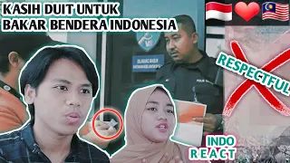 Indonesian React BAK4R BENDERA INDONESIA, BAGAIMANA REAKSI WARGA MALAYSIA? | #SocialExperiment