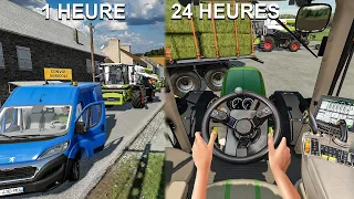 24h00 dans une Ferme en jouant le plus réaliste possible sur Farming Simulator 22