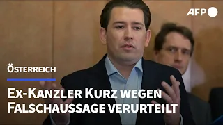 Österreich: Ex-Kanzler Kurz wegen Falschaussage verurteilt | AFP