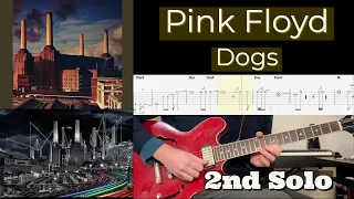 Pink Floyd Friday - Dogs (2nd Guitar Solo) | Tab + Backing Track