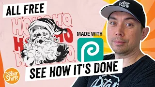 Create T-Shirt Designs for FREE! Free Design App Called Photopea- Easy Print on Demand Tutorial